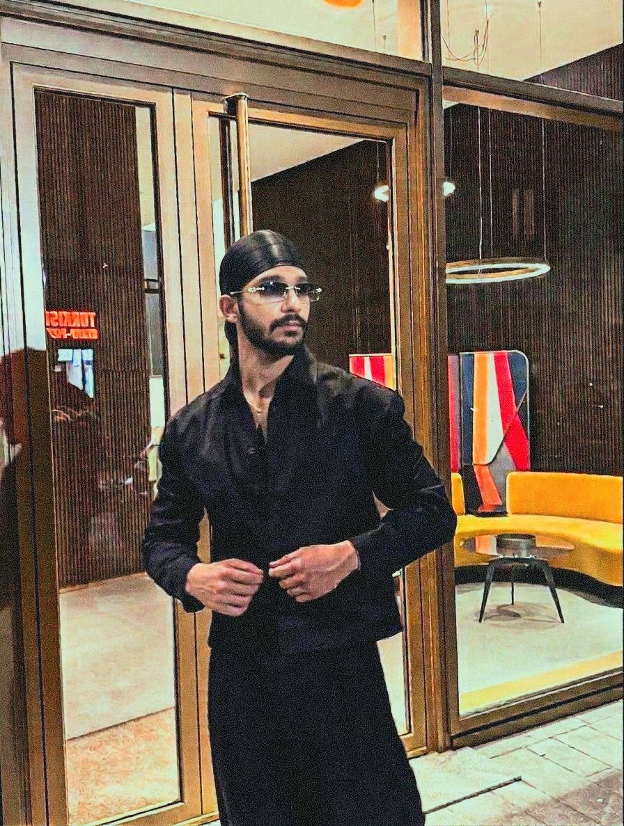 Jaidev Bhogal in a hotel lobby